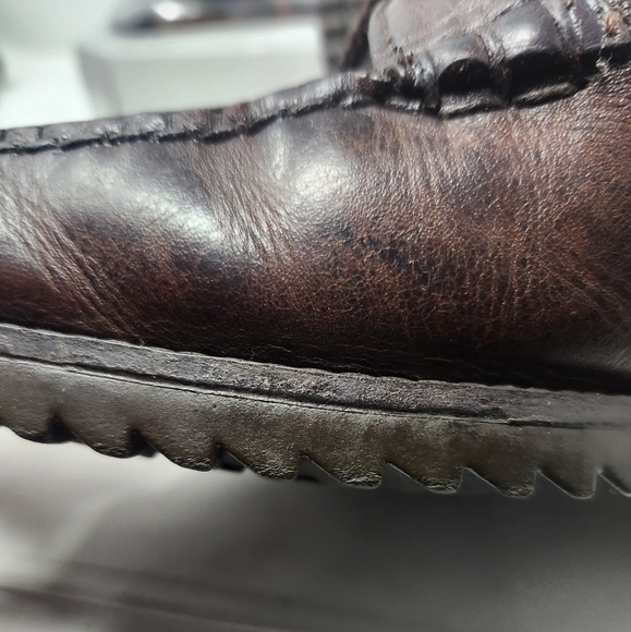 G.H. Bass Men’s Casual Leather Derby/Loafer LACE UP Shoes. Size 11 M Very SOFT - Picture 2 of 10